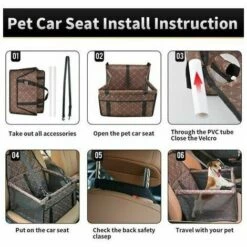 THSINDE Sac De Transport Chien Et Chat Avec Rehausseur, Ceinture De Siège De Voiture De Sac De Voiture D'animal Familier Respirant Pour L'animal Chat De Chien. 8 THSINDE Sac De Transport Chien Et Chat Avec Rehausseur, Ceinture De Siège De Voiture De Sac De Voiture D'animal Familier Respirant Pour L'animal Chat De Chien. -Cage, caisse et transport pour chien Soldes 64857166 4