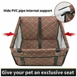 THSINDE Sac De Transport Chien Et Chat Avec Rehausseur, Ceinture De Siège De Voiture De Sac De Voiture D'animal Familier Respirant Pour L'animal Chat De Chien. 9 THSINDE Sac De Transport Chien Et Chat Avec Rehausseur, Ceinture De Siège De Voiture De Sac De Voiture D'animal Familier Respirant Pour L'animal Chat De Chien. -Cage, caisse et transport pour chien Soldes 64857166 5