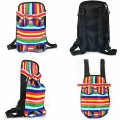 Ensoleillé Sac De Transport Pour Chien Sac à Dos Pour Chiens Chats, Sac à Dos De Randonnée Pour Chat, Sac De Transport Pour Chien, Sac De Poitrine Pour Animaux De Compagnie -Cage, caisse et transport pour chien Soldes 64882641 4