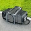 BDD Sac De Transport Pliable Et Extensible Pour Animaux De Compagnie Sortant Du Sac De Transport Pour Animaux De Compagnie De Voiture Portable (bleu Petit)