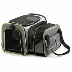 BDD Sac De Transport Pliable Et Extensible Pour Animaux De Compagnie Sortant Du Sac De Transport Pour Animaux De Compagnie De Voiture Portable (bleu Petit) -Cage, caisse et transport pour chien Soldes 65374310 5