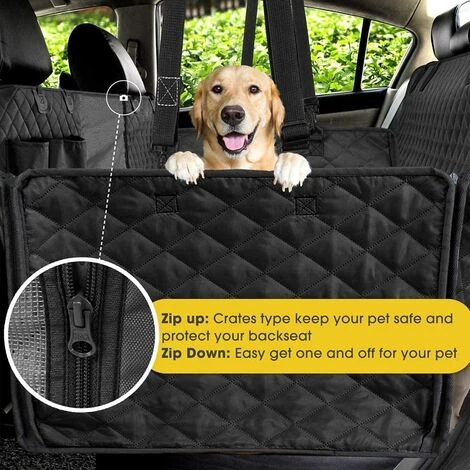 BDD Coussin De Siège De Chien De Voiture Pour Voiture Avec Coussin En Maille Visuelle Imperméable Et Anti-sale 2 BDD Coussin De Siège De Chien De Voiture Pour Voiture Avec Coussin En Maille Visuelle Imperméable Et Anti-sale – Image 2
