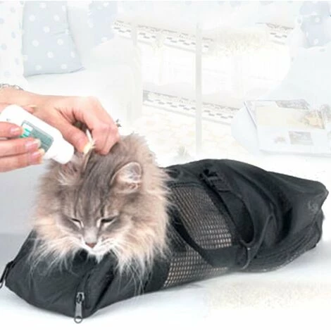 THSINDE Sac De Transport Pour Chat Portable Chat Toilettage Beauté Sac Pour Animaux De Compagnie Respirant Chat Sac De Bain étui De Transport 2 THSINDE Sac De Transport Pour Chat Portable Chat Toilettage Beauté Sac Pour Animaux De Compagnie Respirant Chat Sac De Bain étui De Transport – Image 2