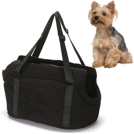 Thsinde Sac De Transport Pour Chien Lavable Sac à Main Pour Petits Chiens Chat Panier Transporteur Sac De Voyage Chihuahua Noir 1 Thsinde Sac De Transport Pour Chien Lavable Sac à Main Pour Petits Chiens Chat Panier Transporteur Sac De Voyage Chihuahua Noir