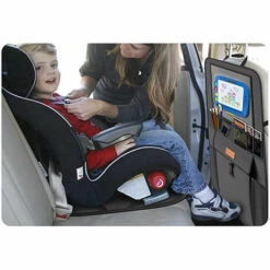 ILOVEMILAN Protecteur De Siège De Voiture Noir 1 Pièce Avec Rembourrage Le Plus épais, Protecteur De Siège De Voiture Pour Bébé/animal De Compagnie, Poche En Filet - Résistant à L'eau - Taille Universelle -Cage, caisse et transport pour chien Soldes 65728141 5