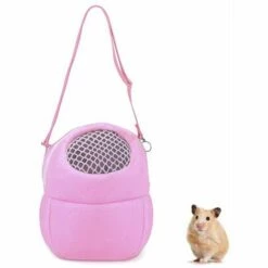 Ensoleillé Sac De Transport Pour Animal De Compagnie, Porteur De Voyage Pour Animal De Compagnie Avec Les Bandoulières En Nylon, Sac Pour Petit Animal De Compagnie, Pour Hamster, Hérisson