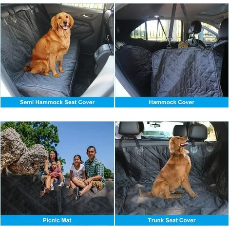 YIENJAOY Housse De Siège Auto Pour Chien, Housses De Siège D'auto Pour Chien Imperméable Pour Voitures Avec Fenêtre De Visualisation, Housse Banquette Imperméable Pour Voitures. 5 YIENJAOY Housse De Siège Auto Pour Chien, Housses De Siège D'auto Pour Chien Imperméable Pour Voitures Avec Fenêtre De Visualisation, Housse Banquette Imperméable Pour Voitures. – Image 5