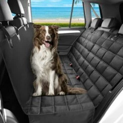 YIENJAOY Housse Voiture Chien, Protection Voiture Chien Multifonctionnel, Housse Protection Voiture Chien Universal, Tapis De Coffre Résistant Et étanche, Housse De Siège Pour Chien For Car, Truck, SUV