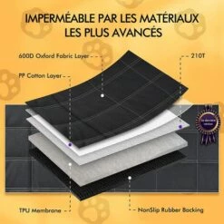 YIENJAOY Housse Voiture Chien, Protection Voiture Chien Multifonctionnel, Housse Protection Voiture Chien Universal, Tapis De Coffre Résistant Et étanche, Housse De Siège Pour Chien For Car, Truck, SUV 9 YIENJAOY Housse Voiture Chien, Protection Voiture Chien Multifonctionnel, Housse Protection Voiture Chien Universal, Tapis De Coffre Résistant Et étanche, Housse De Siège Pour Chien For Car, Truck, SUV -Cage, caisse et transport pour chien Soldes 65808843 5