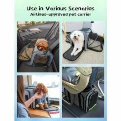 YIENJAOY Sac De Transport Pliable Pour Chien - Sac De Transport Pour Chat - Sac De Transport Portable - Sac De Transport Pour Chien - Approuvé Par Le Système Airline - Sac De Transport Pratique 7 YIENJAOY Sac De Transport Pliable Pour Chien - Sac De Transport Pour Chat - Sac De Transport Portable - Sac De Transport Pour Chien - Approuvé Par Le Système Airline - Sac De Transport Pratique -Cage, caisse et transport pour chien Soldes 65809094 3