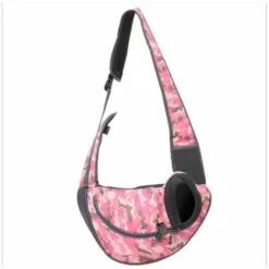 LITZEE Sac Pour Animaux De Compagnie, Sac à Bandoulière, Sac Pour Chien, Sac De Messager, Sac Portable, Camouflage Rose S (40 * 22 * ​​10 Cm) Sac De Transport Pour Chien