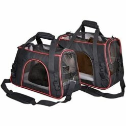 MEZHENG Sac De Transport Chat Chien Extensible Et Autres Animaux De Compagnie, Souple Et Pliable Avec Matelas En Peluche Amovible Pour Voyage En Avion/Voiture/Train Noir(47 * 24 * 33cm) 6 MEZHENG Sac De Transport Chat Chien Extensible Et Autres Animaux De Compagnie, Souple Et Pliable Avec Matelas En Peluche Amovible Pour Voyage En Avion/Voiture/Train Noir(47 * 24 * 33cm) -Cage, caisse et transport pour chien Soldes 65824285 3
