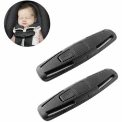 Lot De 2/4 Paquets De Boucle De Ceinture De Sécurité De Voiture Tite Clip De Harnais Serré Boucle Sécurisée Pour Bébé - Thsinde -Cage, caisse et transport pour chien Soldes 65914737 3