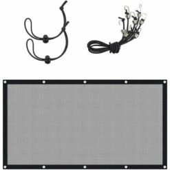 CESIèCLEFOU Barrière De Voiture Pour Chien Filet De Séparation De Voiture Avec Corde De Réglage Et Crochet Convient Pour SUV Et Petite Voiture Lefou -Cage, caisse et transport pour chien Soldes 66083757 3