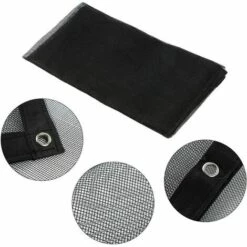 KAEJYIUT Filet Pour Voiture Pour Animaux Portable Filet De Protection Voiture Séparation Pour Chien Chat Filet Avec Crochets Et Cordes Grille De Séparation Universelle Pour Voiture 115cm*62cm -Cage, caisse et transport pour chien Soldes 66211342 3