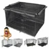 GALOZZOIT Cage Pour Chien Interieur Solide Housse De Protection, Cage Pour Chien Multifonctionnelle Résistante à La Lumière, Matériau En Tissu Oxford 420D (sans Cage Pour Chien)(95 × 61 × 61 Cm)