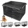 GALOZZOIT Cage Pour Chien Interieur Solide Housse De Protection, Cage Pour Chien Multifonctionnelle Résistante à La Lumière, Matériau En Tissu Oxford 420D (sans Cage Pour Chien) (110 × 73 × 76 Cm)