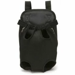 WIAN Sac De Voyage Poitrine Abdominale Sac à Dos Adapté Aux Petits Chiens, Chiens, Chats, Voyage, Randonnée, Camping, Etc. Noir