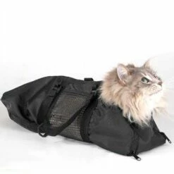 WIAN Sac De Transport Pour Chat Portable Chat Toilettage Sac Pour Animaux De Compagnie Respirant Chat Sac De Bain Sac De Transport -Cage, caisse et transport pour chien Soldes 66357405 3