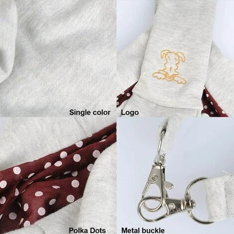 WIAN Sac De Transport Pour Chat/chien, Porte-chien à Une épaule Et Support De Sac De Transport Pour Animal De Compagnie Pour Chat, Gris 2 WIAN Sac De Transport Pour Chat/chien, Porte-chien à Une épaule Et Support De Sac De Transport Pour Animal De Compagnie Pour Chat, Gris – Image 2