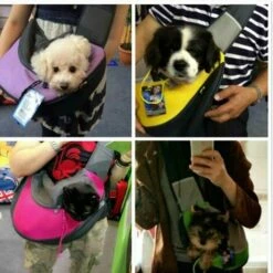 WIAN Sac De Transport Pour Animaux De Compagnie Chien Chat Petit Sac à Bandoulière Pour Animaux De Compagnie Transporter Petit Sac En Toile Pour Animaux -Cage, caisse et transport pour chien Soldes 66357496 5