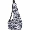 Sac De Transport Pour Chiens Respirant Sac De Bandoulière Pour Chat Réglable Transporteur De Voyage Pour Animaux De Compagnie Sling Confortable Sac Ventrale Chiot Portable Pour Marché Extérieur Longueur Totale 64cm Poids Adapté 3.5-5kg,Adélala