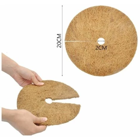 Fei Yu De Disque En Noix De Coco - 20 X 20 Cm- En Latex Naturel - Protection Contre Le Gel Et Le Froid Hivernal Des Plantes Et Des Arbres 6pcs 5 Fei Yu De Disque En Noix De Coco - 20 X 20 Cm- En Latex Naturel - Protection Contre Le Gel Et Le Froid Hivernal Des Plantes Et Des Arbres 6pcs – Image 5
