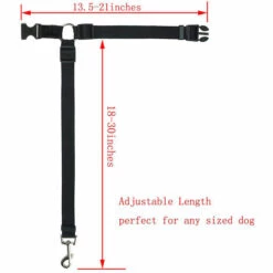 PESCE Ceintures De Sécurité Pour Animaux De Compagnie, Chien, Chat, Appuie-tête De Voiture, Câbles De Sécurité Réglables, Harnais De Ceinture De Sécurité Pour Véhicule, Paquet De 2 -Cage, caisse et transport pour chien Soldes 66652313 5