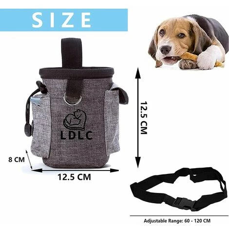 WIAN Sac De Friandises Pour Chien, Sac De Dressage Portable Pour Chiot, Sac De Dressage Pour Chien, Ceinture Réglable Pour Le Dressage De Chiens Et De Chats 2 WIAN Sac De Friandises Pour Chien, Sac De Dressage Portable Pour Chiot, Sac De Dressage Pour Chien, Ceinture Réglable Pour Le Dressage De Chiens Et De Chats – Image 2