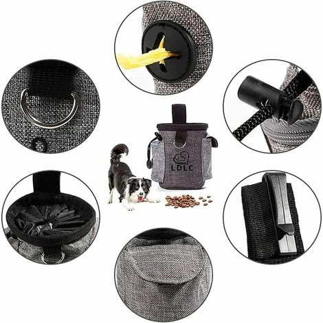 WIAN Sac De Friandises Pour Chien, Sac De Dressage Portable Pour Chiot, Sac De Dressage Pour Chien, Ceinture Réglable Pour Le Dressage De Chiens Et De Chats 4 WIAN Sac De Friandises Pour Chien, Sac De Dressage Portable Pour Chiot, Sac De Dressage Pour Chien, Ceinture Réglable Pour Le Dressage De Chiens Et De Chats – Image 4