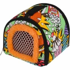 WIAN Sac De Transport Pour Animaux De Compagnie, Panier De Transport Pour Hamster Avec Sangles En Nylon, Tente Pour Animaux De Compagnie Chaude Et Respirante, Sac De Transport Pour Animaux De Compagnie à Fermeture éclair Pliable