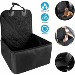 MEZHENG Siège Auto Pour Chien - Housse De Siège Auto Pour Chien De Qualité Supérieure Pour Chaque Voiture - Siège Avant Pour Chien Imperméable Lavable Et Indéchirable
