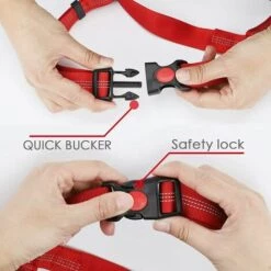HABIENTôT Voiture Ceinture De Securite Pour Chien,Oi-FRIS 2pcs Réglable Ceinture De Sécurité Pour Appuie-tête De Voiture Pour Animaux De Compagnie Avec Elastique Et Bande Réfléchissante, Pour Chiens Et Chats 8 HABIENTôT Voiture Ceinture De Securite Pour Chien,Oi-FRIS 2pcs Réglable Ceinture De Sécurité Pour Appuie-tête De Voiture Pour Animaux De Compagnie Avec Elastique Et Bande Réfléchissante, Pour Chiens Et Chats -Cage, caisse et transport pour chien Soldes 66811994 4
