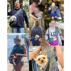 OCXIN Portable Pet Dogs Cats Puppy Messenger Bag Travel Carrier Sac à Bandoulière Respirant Mesh Carry Bag Small Dogs Cat Sling Pet Sling Backpack Pet Bag For Travel Dog Carrier,S -Cage, caisse et transport pour chien Soldes 66964372 4