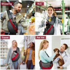 KAEJYIUT Sling Chien, Chat Animal De Compagnie Sac De Transport Pour Chien Sac De Transport Réglable épaule Sac De Transport En Filet Respirant - Convient Aux Chiots De Moins De 5 Kg, 37 X 29 X 25 Cm (L, Rouge) 9 KAEJYIUT Sling Chien, Chat Animal De Compagnie Sac De Transport Pour Chien Sac De Transport Réglable épaule Sac De Transport En Filet Respirant - Convient Aux Chiots De Moins De 5 Kg, 37 X 29 X 25 Cm (L, Rouge) -Cage, caisse et transport pour chien Soldes 66997072 5