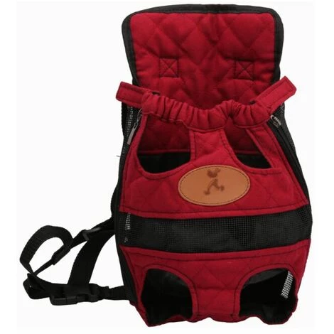 ENLENK Pet Backpack Outing Bag Sac De Transport Sac à Dos Pour Chien Sac à Dos Poitrine, Rouge L 1 ENLENK Pet Backpack Outing Bag Sac De Transport Sac à Dos Pour Chien Sac à Dos Poitrine, Rouge L