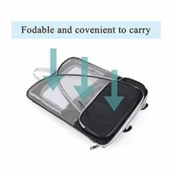 GGNRALNY Sac à Dos Chat Chien, Sac Transport Chat Chien Respirant Et Pliable Pour Petits Chats Et Chiens Chiot, Sac à Dos De Transport Chat Avec Sangle De Sécurité Intérieure -Cage, caisse et transport pour chien Soldes 67353851 3
