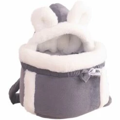WIAN Hiver Chaud Sac Pour Animaux De Compagnie En Peluche Chat Transport Portable Portable Petit Chien Sac Poitrine Sac Chiot Transport Chat Transport