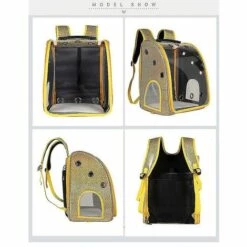 WIAN Poussette Pour Animaux De Compagnie Sac De Transport De Voyage Portable Pour Chien Et Chat Capsule Spatiale Entièrement Transparente Sac à Dos Pour Chat -Cage, caisse et transport pour chien Soldes 67534118 4