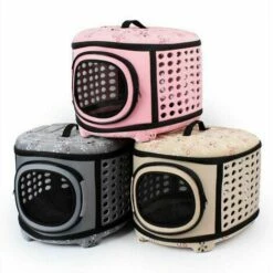 WIAN Chien Bande Chat Transporter Bagages à Main Boîte Carton Boîte Transporter, Sac Pour Animaux De Compagnie Sortir Sac De Transport Pliable Chat Sac Chien Sac à Dos -Cage, caisse et transport pour chien Soldes 67534214 4