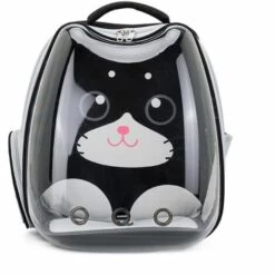 WIAN Sac à Dos Pour Chat Sac Pour Animaux De Compagnie Respirant Petit Chien Chat Sac à Dos Voyage Espace Capsule Cage Sac De Transport Pour Animaux De Compagnie Transporter Chat