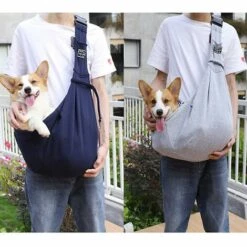 WIAN Sac De Transport Pour Chien De Compagnie Sac De Voyage En Plein Air Chiot Sac à Bandoulière Chien Unique Confort Sac Fourre-tout Fourre-tout Chaton Corgi Transport Animaux De Compagnie -Cage, caisse et transport pour chien Soldes 67534238 5