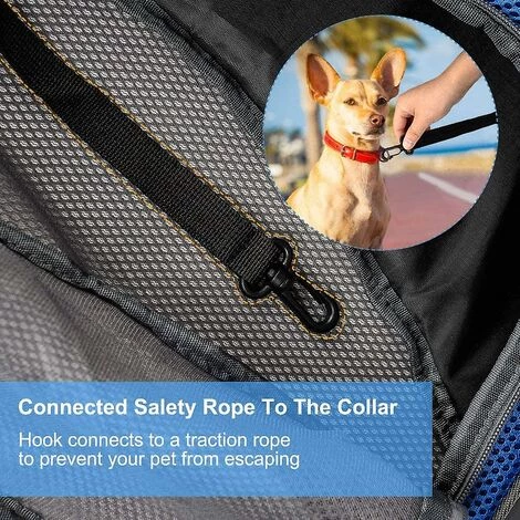 WIAN Sac De Transport Pour Chien, Chat, Chien, Sac à Bandoulière, Sac De Transport, Sac à Bandoulière, Sac à Dos En Maille Respirante Pour Animal De Compagnie 2 WIAN Sac De Transport Pour Chien, Chat, Chien, Sac à Bandoulière, Sac De Transport, Sac à Bandoulière, Sac à Dos En Maille Respirante Pour Animal De Compagnie – Image 2