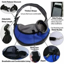 WIAN Sac De Transport Pour Chien, Chat, Chien, Sac à Bandoulière, Sac De Transport, Sac à Bandoulière, Sac à Dos En Maille Respirante Pour Animal De Compagnie 7 WIAN Sac De Transport Pour Chien, Chat, Chien, Sac à Bandoulière, Sac De Transport, Sac à Bandoulière, Sac à Dos En Maille Respirante Pour Animal De Compagnie -Cage, caisse et transport pour chien Soldes 67534260 3