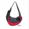 WIAN Sac Pour Animaux De Compagnie Chat Et Chien Sac De Transport Chat Et Chien Voyage Portable Sac à Bandoulière Sac à Dos En Maille Respirante Pour Animaux De Compagnie Avec Sac De Transport Mains Libres Messager - Rose Rouge
