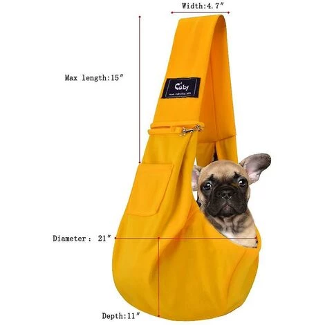 WIAN Sac Pour Chien Sac De Transport Transporter Chien Sac à Dos Sangle Petit Réglable Sangle Pour Animal De Compagnie Voyage Chat Fronde Protecteur 4 WIAN Sac Pour Chien Sac De Transport Transporter Chien Sac à Dos Sangle Petit Réglable Sangle Pour Animal De Compagnie Voyage Chat Fronde Protecteur – Image 4
