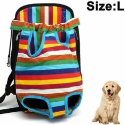 WIAN Sac à Dos Pet Carrier Avec Sangles Réglables Pour Petit Chien De Voyage
