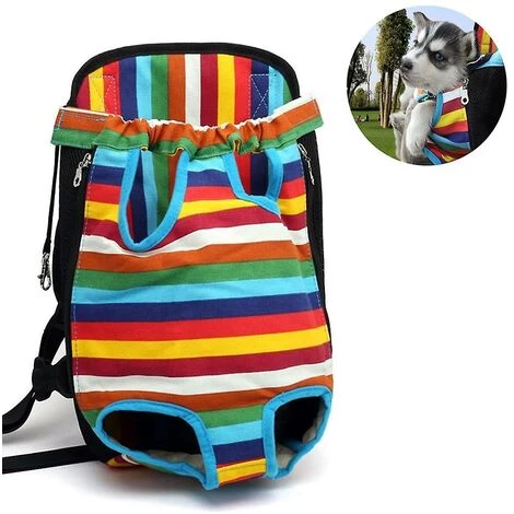 WIAN Sac à Dos Pet Carrier Avec Sangles Réglables Pour Petit Chien De Voyage 2 WIAN Sac à Dos Pet Carrier Avec Sangles Réglables Pour Petit Chien De Voyage – Image 2