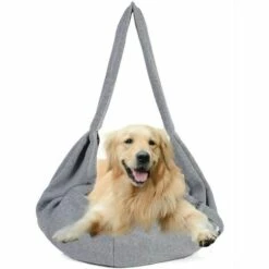 Sac De Transport Pour Chat/Chien, Single-épaule Sling Sac De Transport Pour Chien Et Chat Animaux De Compagnie Sling Sac Transporteur Titulaire, Gris,Tanètue -Cage, caisse et transport pour chien Soldes 67650557 4