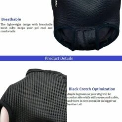 Sac De Transport Pour Animaux, Sac à Dos Pour Chien, Sac Ajustable Pet Front Cat Dog Carrier Backpack, Transport Sac à Dos Pour Animaux De Compagnie Pour Voyager / Randonnée / Camping - Noir-L,Tanètue -Cage, caisse et transport pour chien Soldes 67651084 3